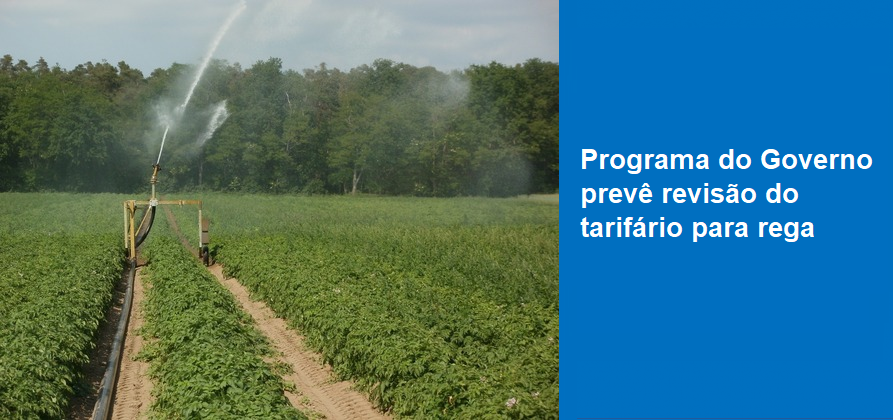 Programa do Governo prevê revisão do tarifário para rega